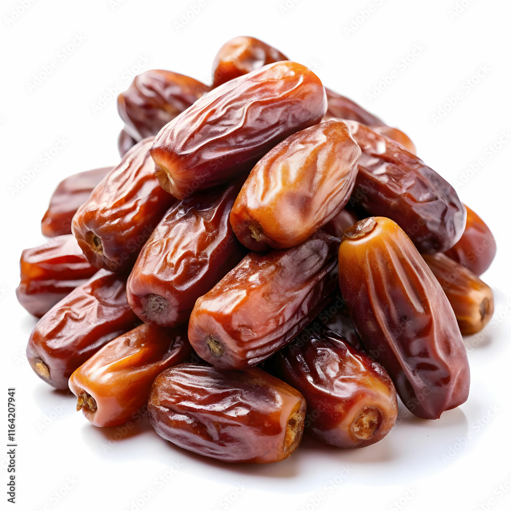 stock of dates with white background stock of dates with white background
