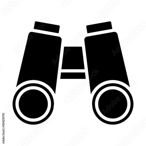 Binoculars Vector Glyph Icon Design