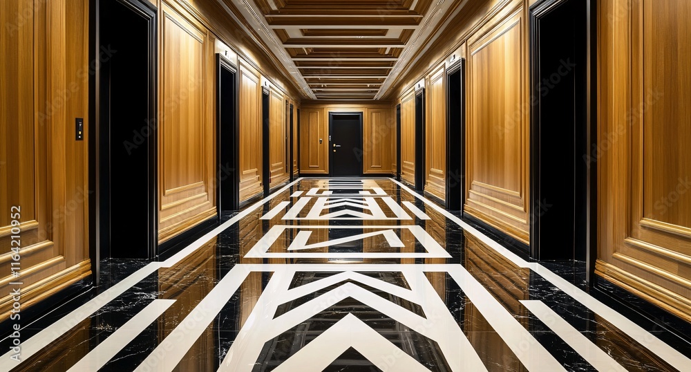 Obraz premium corridor in a hotel