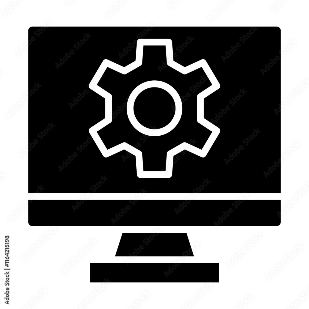Digital Vector Glyph Icon Design Digital Vector Glyph Icon Design