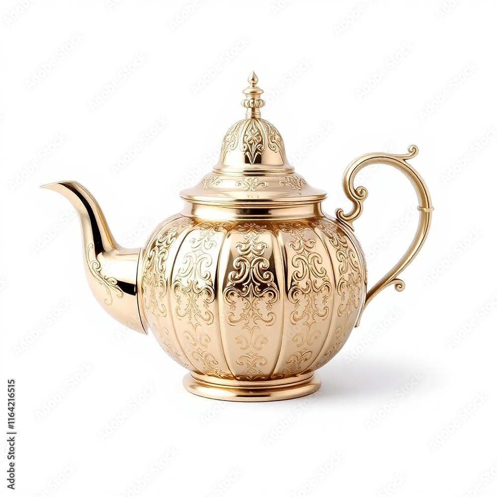 Ornate Gold Teapot Ornate Gold Teapot