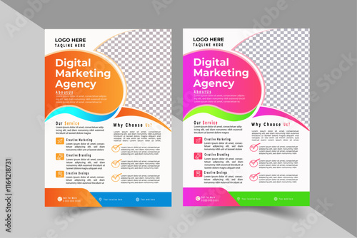 Creative professional a4 flyer, flyer template layout design, business flyer, Business brochure flyer design layout template, corporate banners and leaflets 