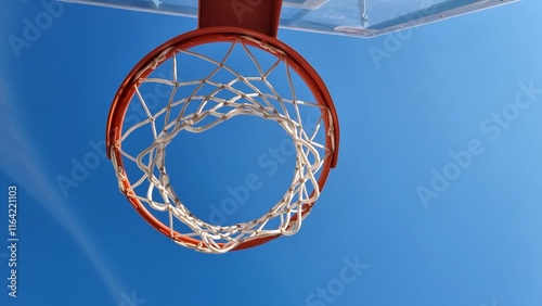 basket net nets sky empty for background
