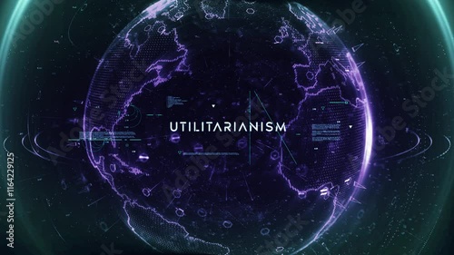 Digital Data Particle Earth utilitarianism