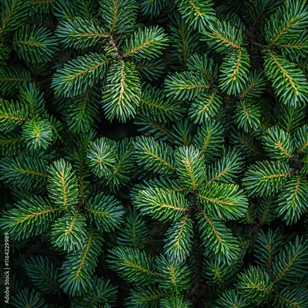 Dense Pine Foliage Texture Dense Pine Foliage Texture