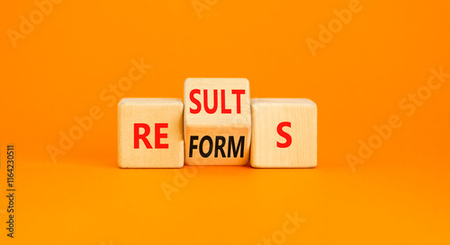 Photos Reform and result symbol