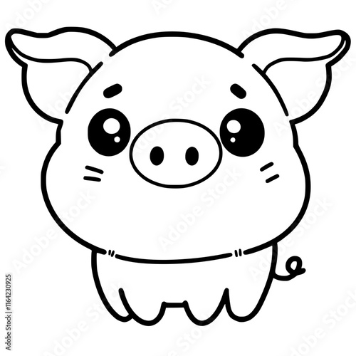 cartoon pig