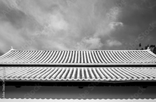 Obraz na płótnie The roof of the temple w salonie