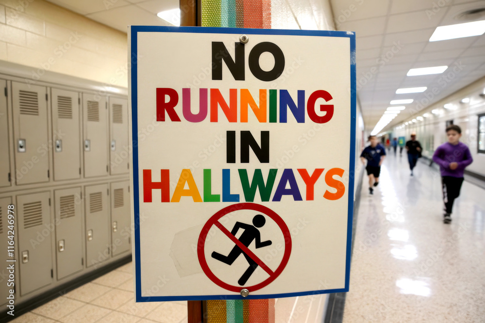 A colorful sign reading A colorful sign reading