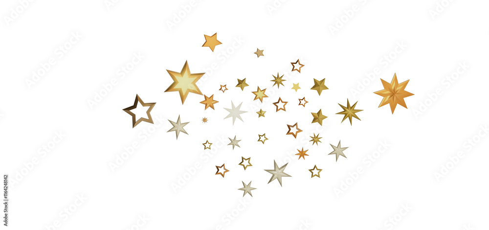 A cluster of golden stars scattered across a dark background, creating a beautiful and enchanting scene. A cluster of golden stars scattered across a dark background, creating a beautiful and enchanting scene.