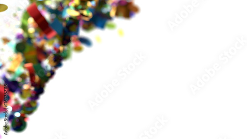 Colorful Confetti Burst
