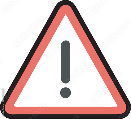 A warning sign vectoricon 