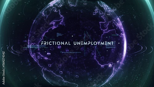 Digital Data Particle Earth frictional unemployment photo