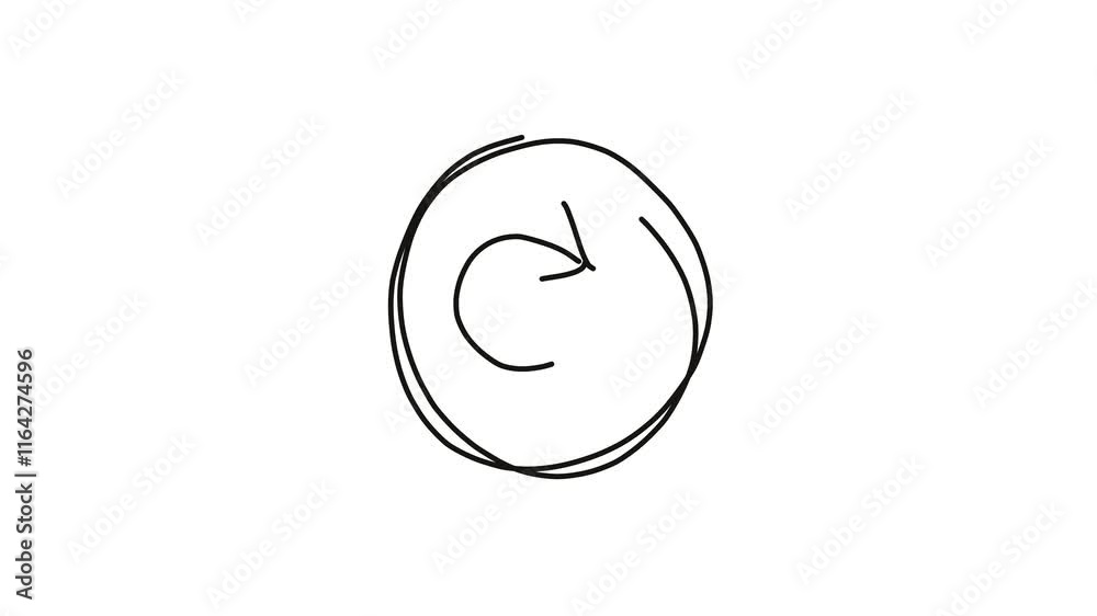 hand drawn table animation on white background video hand drawn table animation on white background video