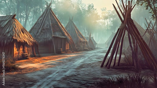 morning in the woods