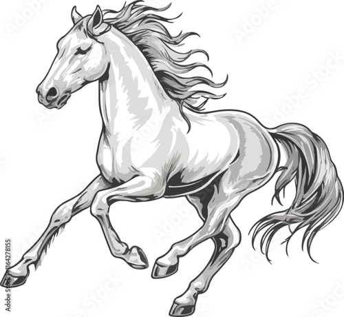 horse vector art and illustration photo