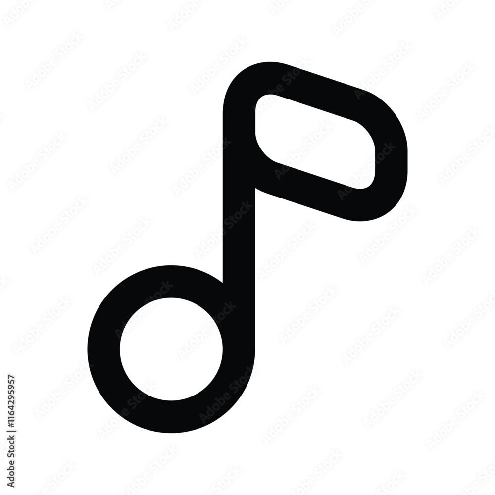 Music Note Icon Ideal for Audio Streaming Services Music Note Icon Ideal for Audio Streaming Services