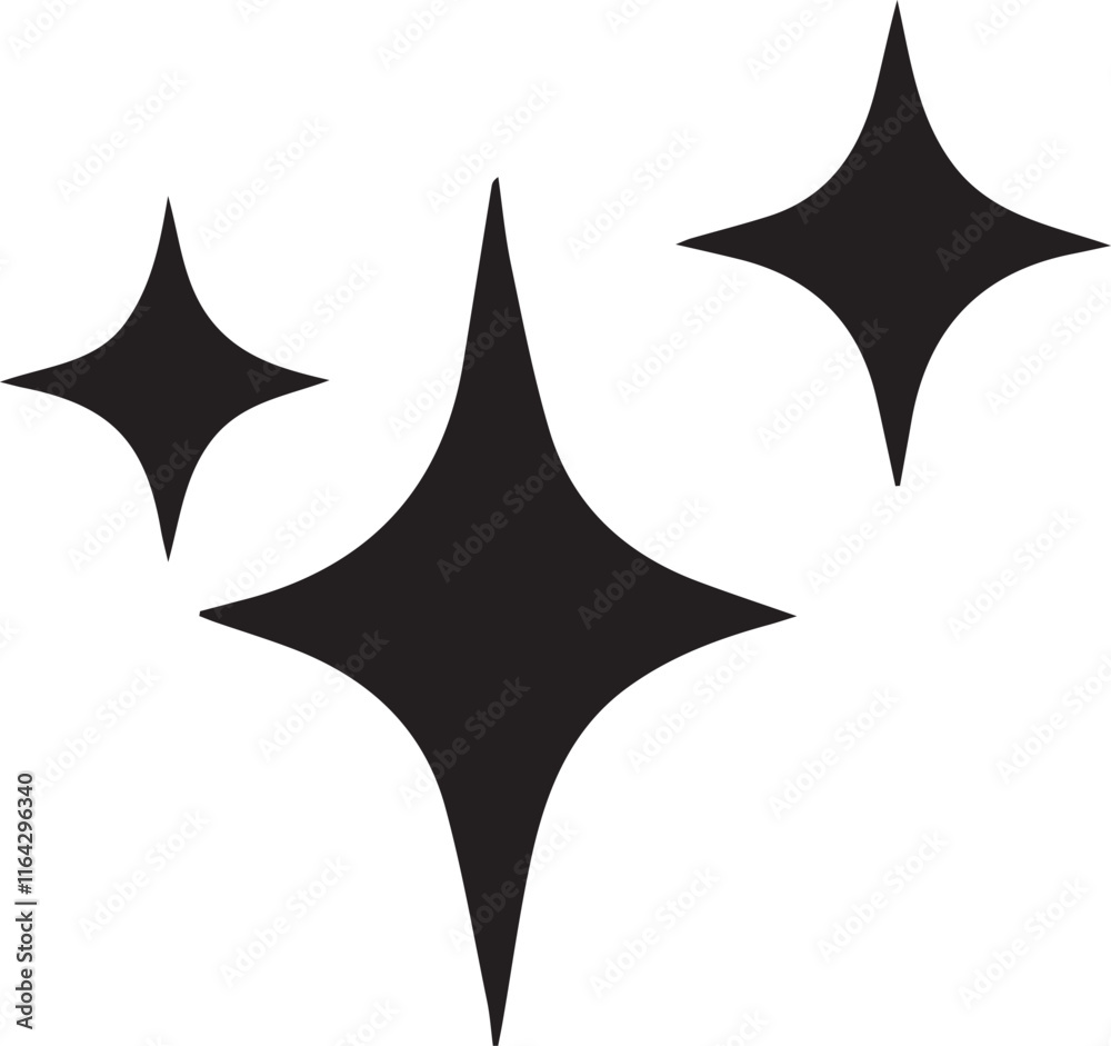 sparkle star icon. simple star burst symbol. transparent png file and vector illustration. sparkle star icon. simple star burst symbol. transparent png file and vector illustration.
