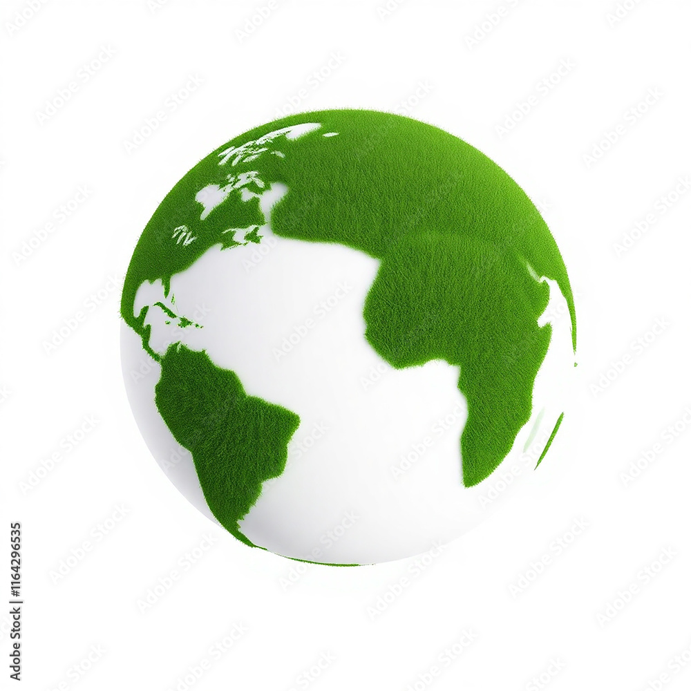 Green Grass Globe. Eco friendly concept. Green Grass Globe. Eco friendly concept.