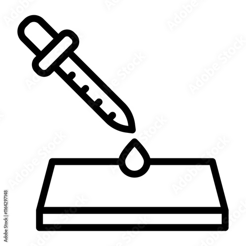 Fluid Vector Line Icon Design