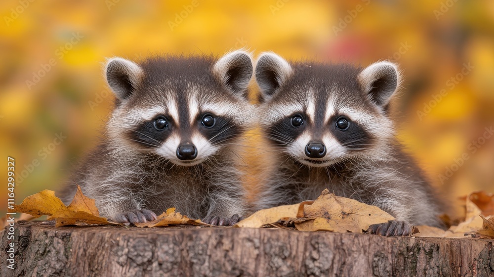raccoon on a tree raccoon on a tree