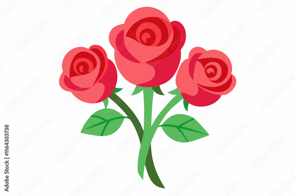 Fototapeta premium bouquet of red roses