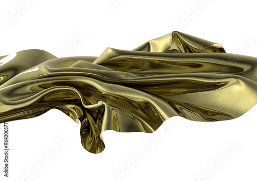 Liquid gold flowing and shi...