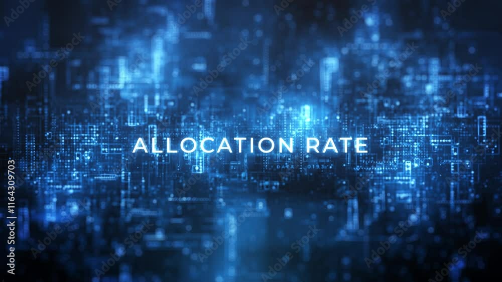 Digital Data Screen Words Allocation Rate Digital Data Screen Words Allocation Rate