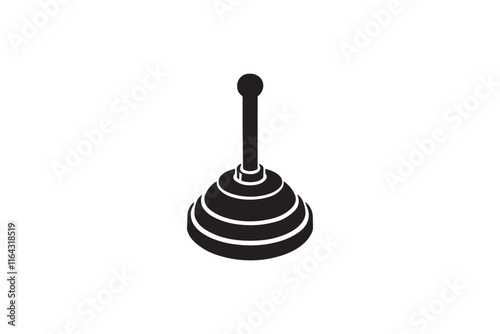 simple and unobtrusive baby duck vector silhouette illustration isolated in white background
