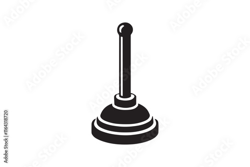 simple and unobtrusive baby duck vector silhouette illustration isolated in white background
