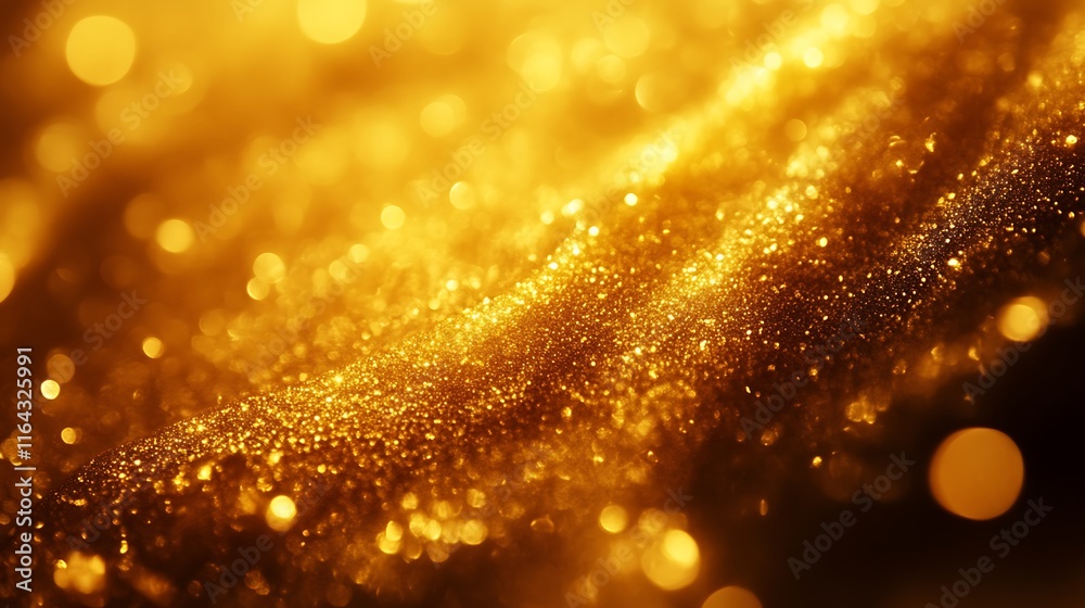 Golden Glitter Texture Abstract Background Golden Glitter Texture Abstract Background