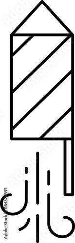 Flying Firecracker Icon