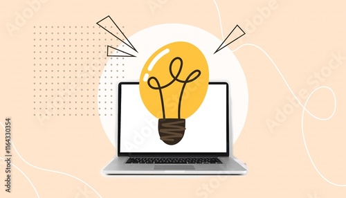 Collage on the theme of idea. An idea for a successful business. A win-win strategy plan. The team comes up with a plan of action. business plan. collage. work. office. light bulb. idea.