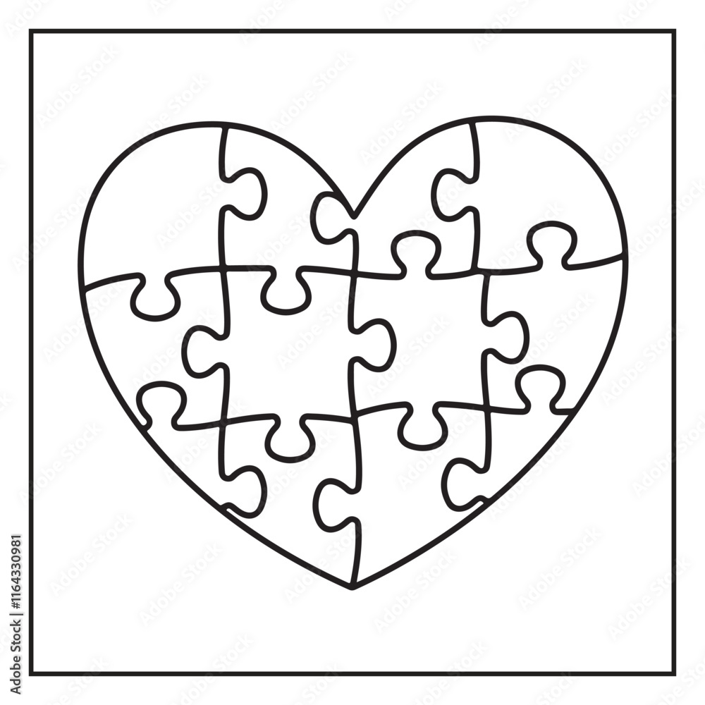Bold and Easy Valentine's Day Coloring Page for Kids and Adults Bold and Easy Valentine's Day Coloring Page for Kids and Adults