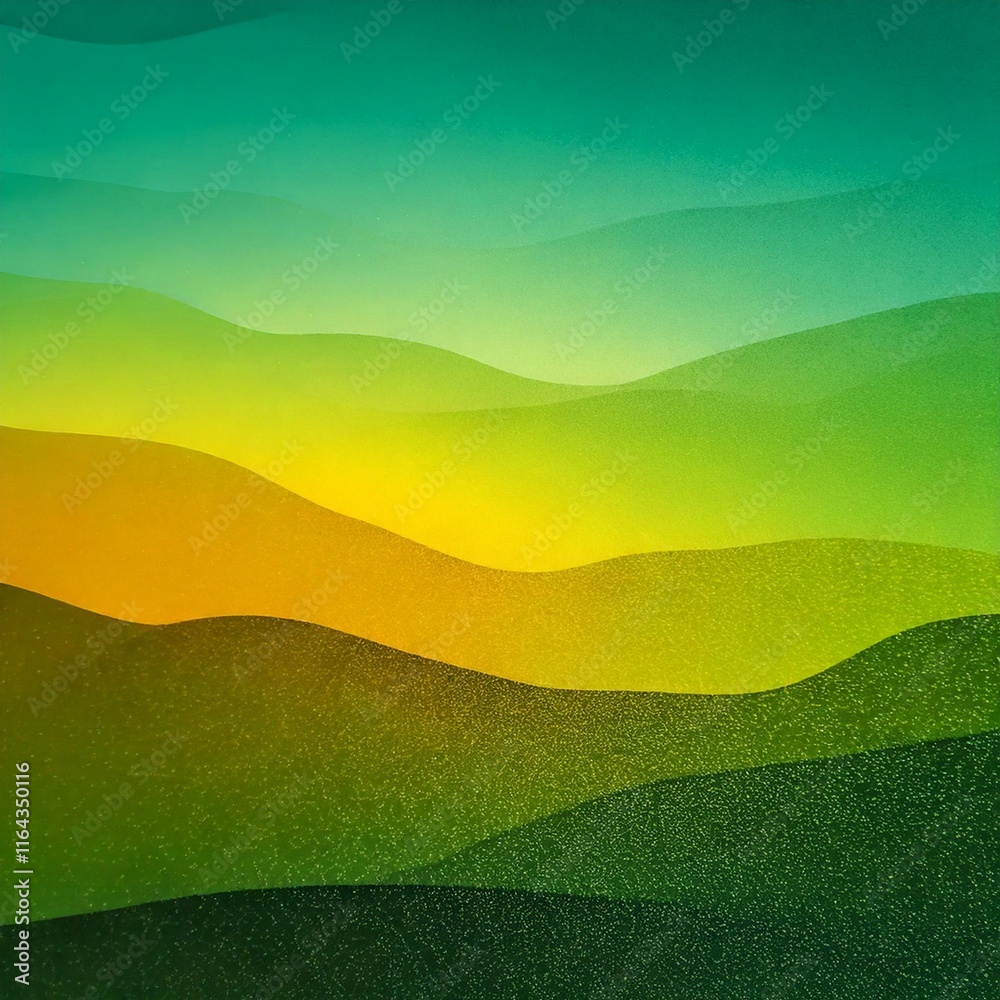 Fototapeta premium yellow and green grainy textured effect background