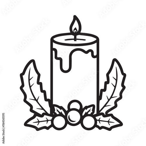  Candelabras Day vector silhouette illustration