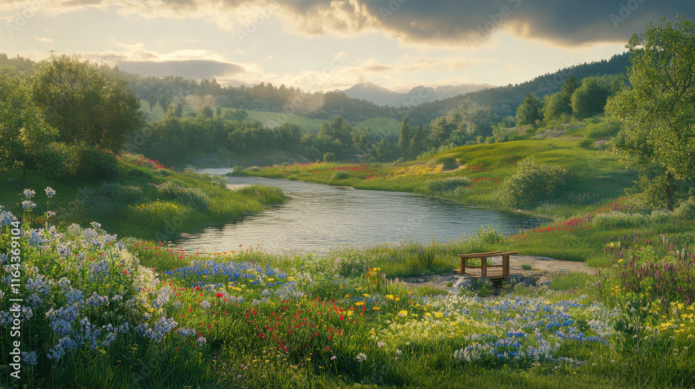 Fototapeta premium Valleys of Harmony