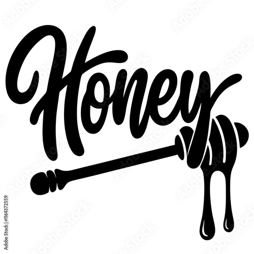 Sticker design of Honey