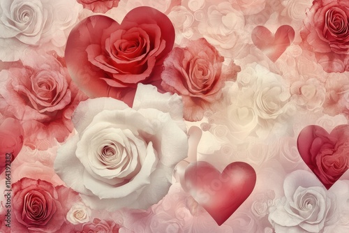 Bright and colorful flower bouquet wrapped in kraft paper with space for text. Generative AI