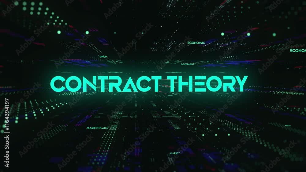 Sci-Fi Digital Economics Word Contract Theory