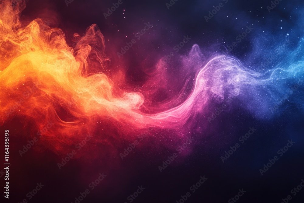 A colorful background with smoke coming out of it A colorful background with smoke coming out of it