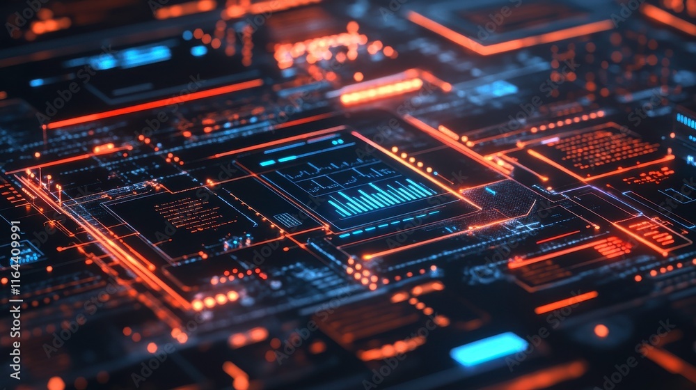 Vibrant Gadgets with Clean Lines and Engaging Composition Vibrant Gadgets with Clean Lines and Engaging Composition