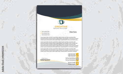 crative letterhead design for business