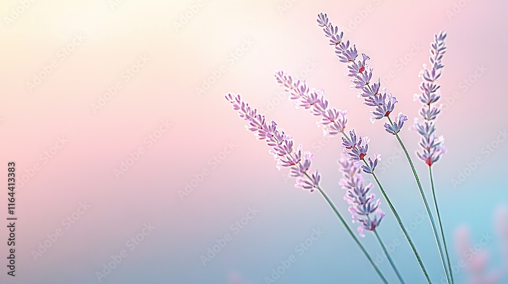 multiple flowers in sharp focus against a slightly blurred background featuring a cloudy sky multiple flowers in sharp focus against a slightly blurred background featuring a cloudy sky