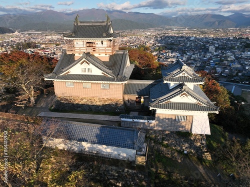 Echizen, Japan. - 1.November 2024:Echizen ono Castle in Fukui Prefecture, Japan.