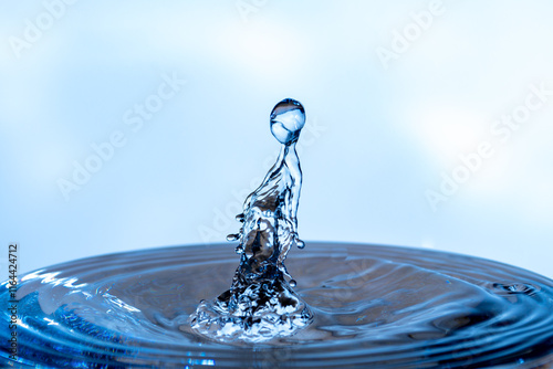 Gotas de agua cayendo