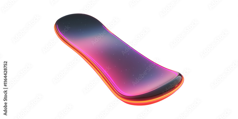 Futuristic neon gradient object isolated on transparent background Futuristic neon gradient object isolated on transparent background