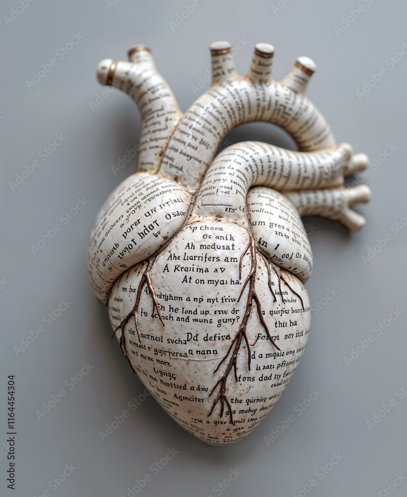 Naklejka premium poetic heart