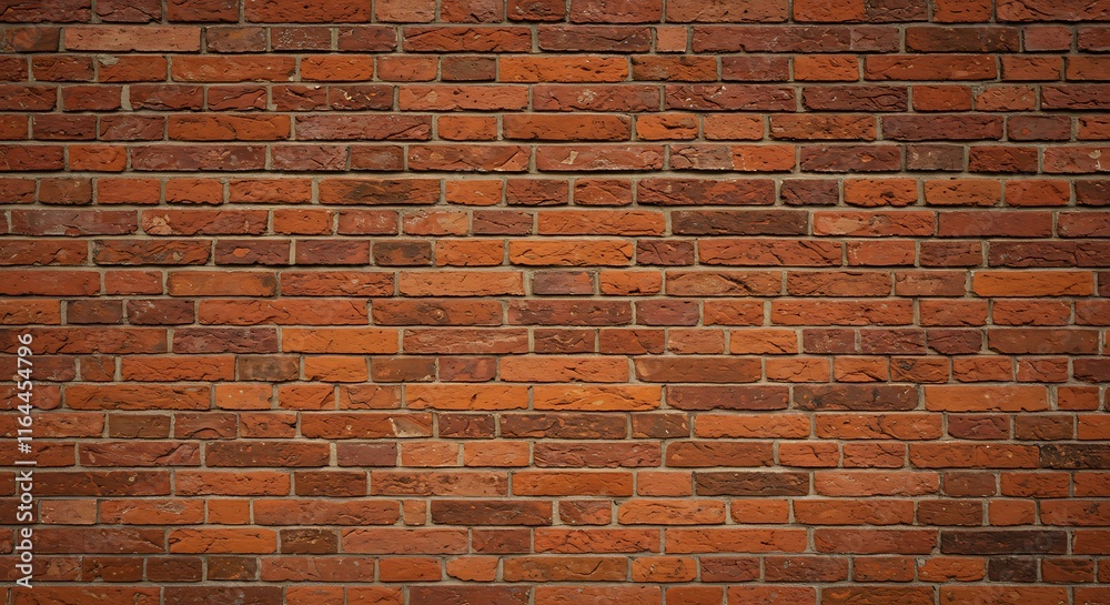 Naklejka premium Red brick background pattern. Brickwork. Background of red bricks. 
