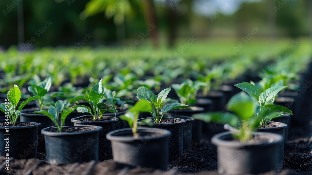 Sustainable Plant Nursery Promoting Carbon Offset through Eco-Friendly Practices and Green Initiatives in a Lush Environment Sustainable Plant Nursery Promoting Carbon Offset through Eco-Friendly Practices and Green Initiatives in a Lush Environment